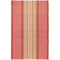 Framboise Handwoven Cotton Rug - Red, 8' x 10'