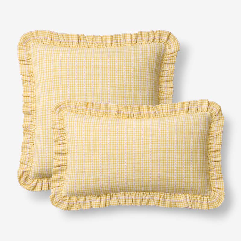 Classic Plaids Yarn-Dyed Cotton Decorative Square Pillow Cover - Soho Plaid