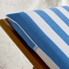 Classic Cabana Stripe Lounge Chair Cover - Blue