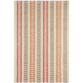 Long Slade Handwoven Cotton Rug - Red, 3' x 5'