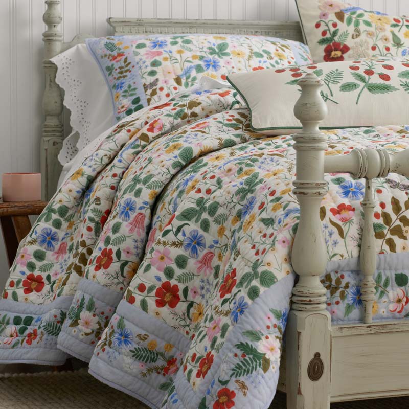Strawberry Fields Quilt - Multi, King/Cal King