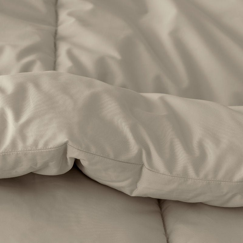 Classic Cool Cotton Percale Comforter - Cocoa, Twin/Twin XL