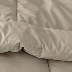 Classic Cool Cotton Percale Comforter - Cocoa, Full/Queen