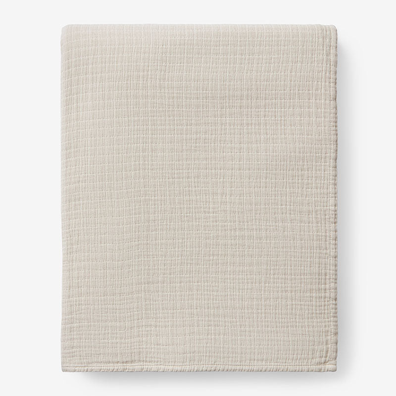 Gossamer Cotton Blanket - Linen, Full