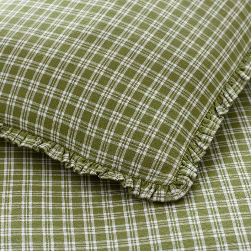Classic Plaids Yarn-Dyed Cotton Duvet Cover - Henri Plaid, Full/Queen