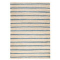 Moana Stripe Handwoven Jute Rug - Blue, 5' x 8'