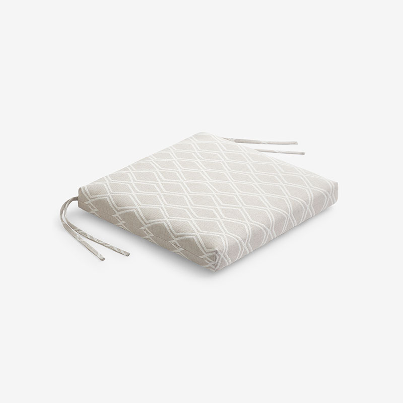 Replacement Knife Edge Chair Cushion - Voyage Dune II, 18 in. x 18 in.