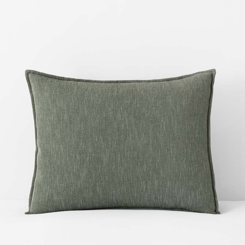 Mini Waffle Sham - Olive, King