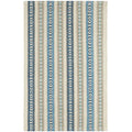 Long Slade Handwoven Cotton Rug - Indigo, 2' 6" x 8' Runner