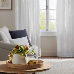 Texture Decorative Lumbar Pillow Cover - Denim Indigo, 12 in. x 21 in.