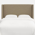 Gramercy Textured Linen Headboard - Linen, Queen