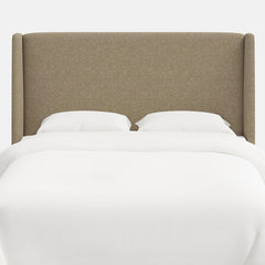 Gramercy Textured Linen Headboard - Linen, Queen