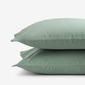 Classic Cool Cotton Percale Pillowcase Set - Thyme, King