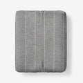 Bromley Premium Ultra-Cozy Cotton Flannel Fitted Bed Sheet - Smoke Stripes, Twin