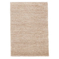 Chunky Handwoven Wool Rug - Latte, 6' x 9'