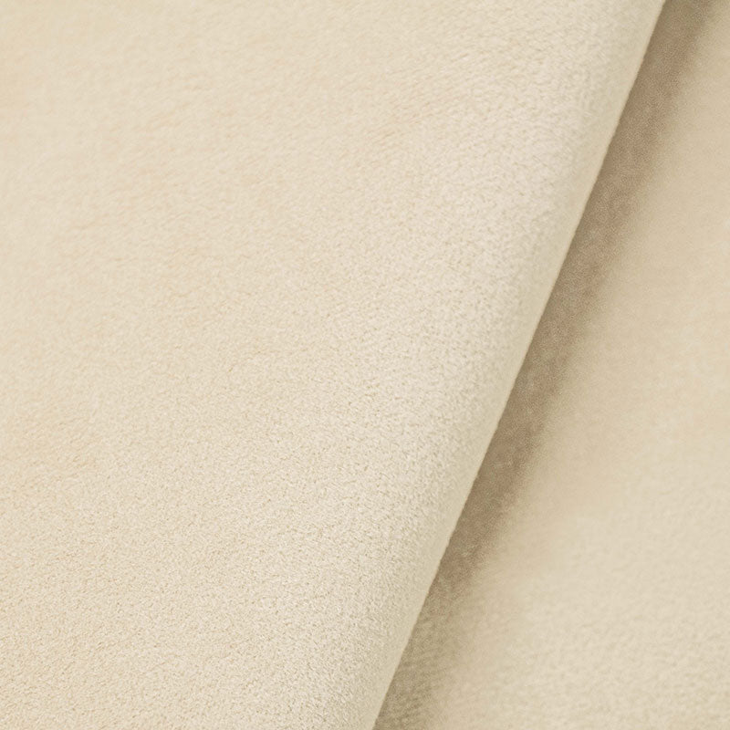 Velvet Ruffle Ottoman - Pearl