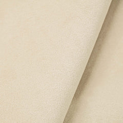 Velvet Ruffle Ottoman - Pearl