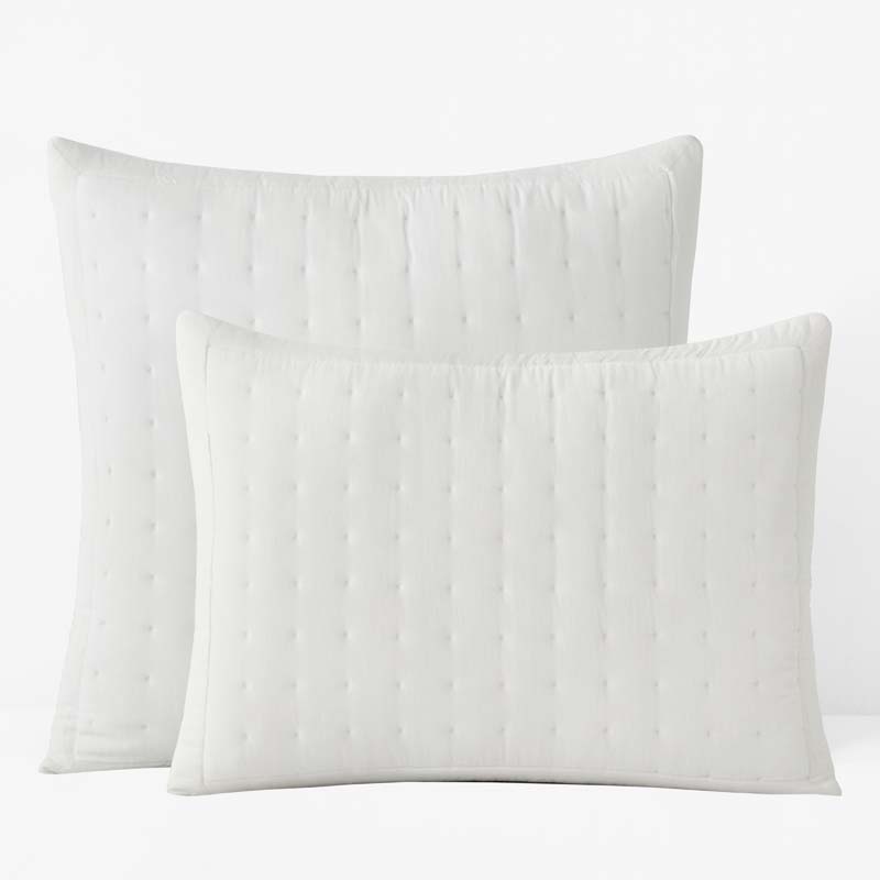 Tufted Stitch Velvet Quilted Sham