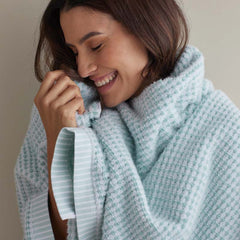 Textured Dot Bath Towel - Sea Spray