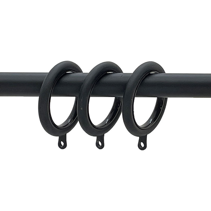1.5" Drapery Rings, Set of 10 - Fossil, OS