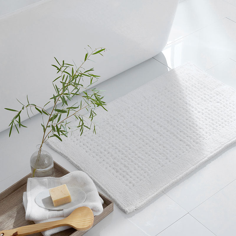 Mirage Bath Rug - White, 30 in. x 72 in.
