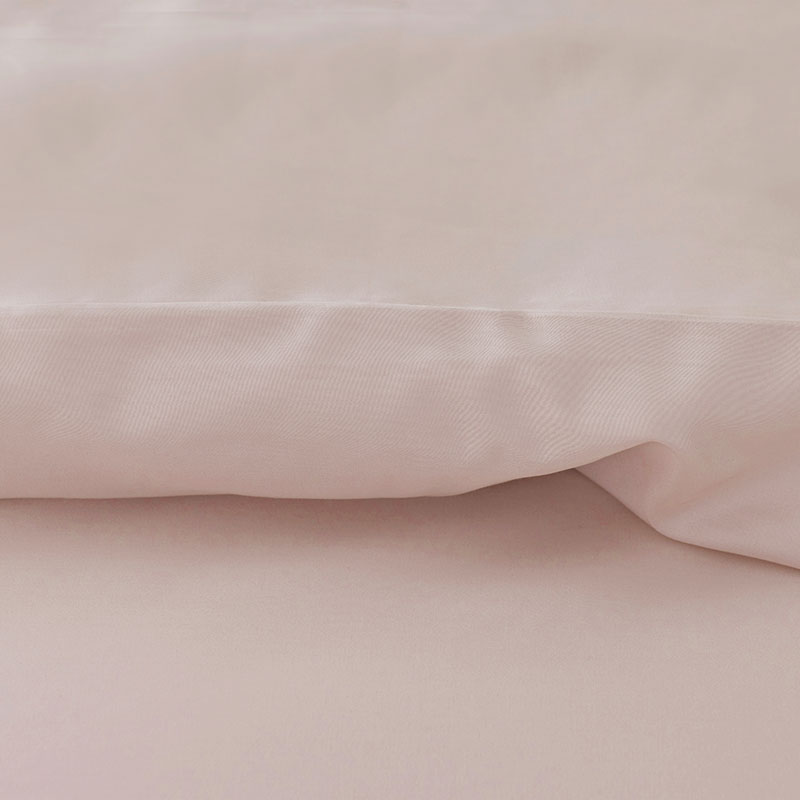 Classic Smooth Sateen Solid Fitted Bed Sheet - Blush, Full