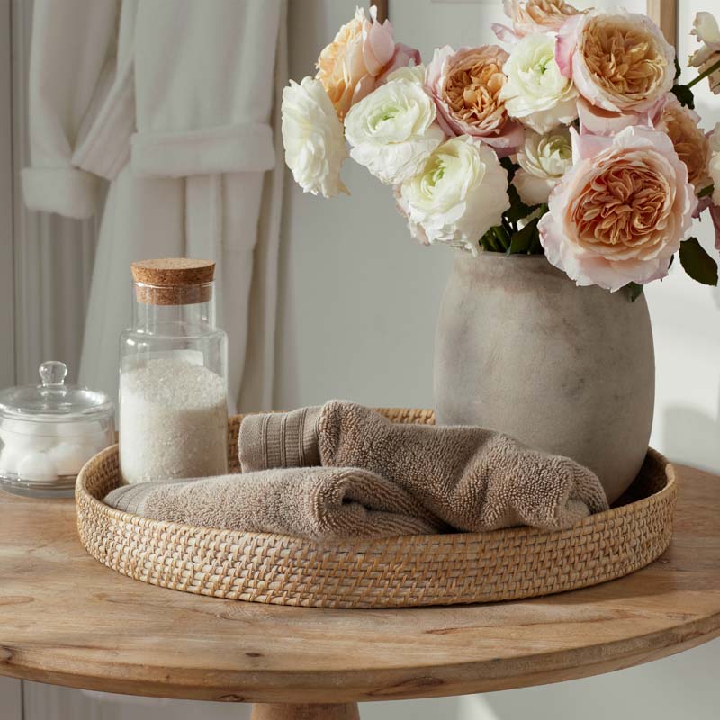 Plush Spa Solid 6-Piece Bath Set - Mocha