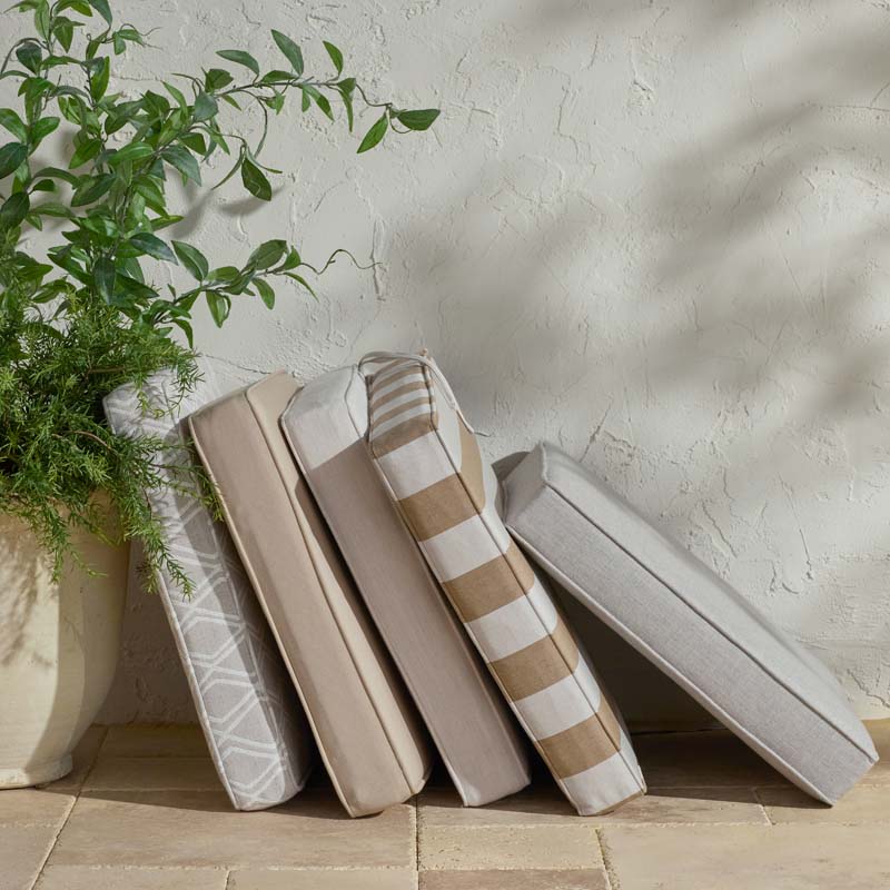 Replacement Boxed Edge Chair Cushion - Voyage Dune II, 18 in. x 18 in.