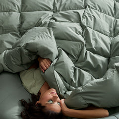 Quilted Sham - Thyme, Standard