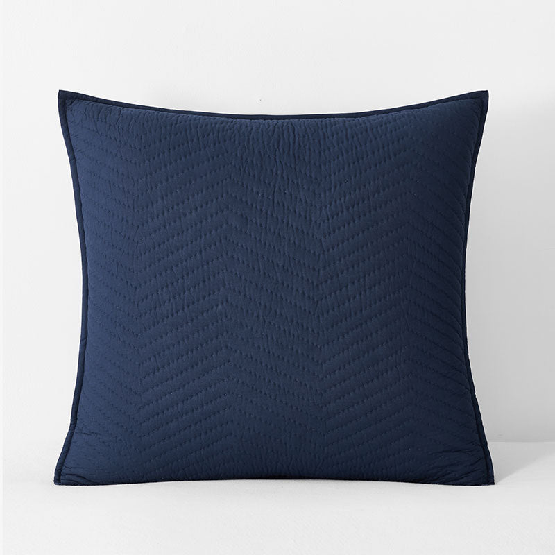 Voile Sham - Midnight Blue, Euro