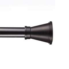 Taper Finial and 1" diameter Rod Set - Black, 96"