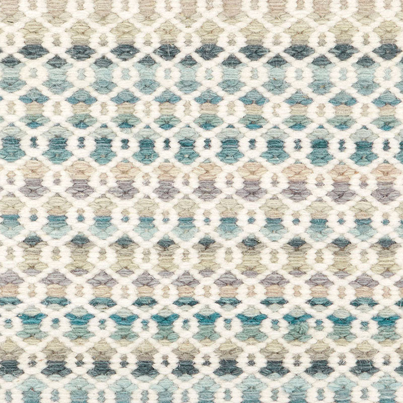 Poppy Handwoven Wool Rug -  Blue, 3' x 5'