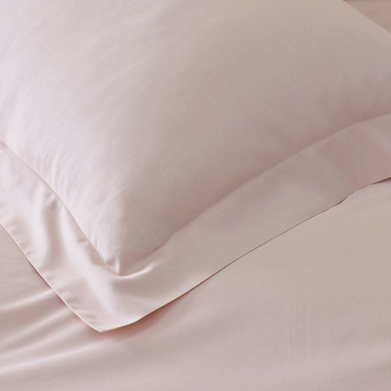 Classic Smooth Sateen Solid Sham - Blush, Standard