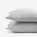 Premium Smooth Supima® Cotton Wrinkle-Free Sateen Pillowcase Set - Light Gray, King