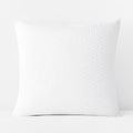 Voile Sham - White, Euro