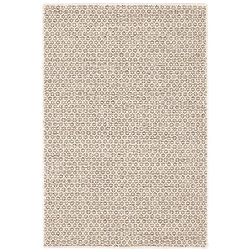 Honeycomb Handwoven Wool Rug -  Natural, 8' Runner