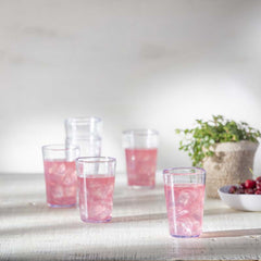 Veranda Outdoor Drinkware, Set of 6 - Clear, Highball