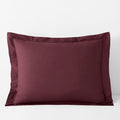 Classic Cool Cotton Percale Sham - Plum, Standard
