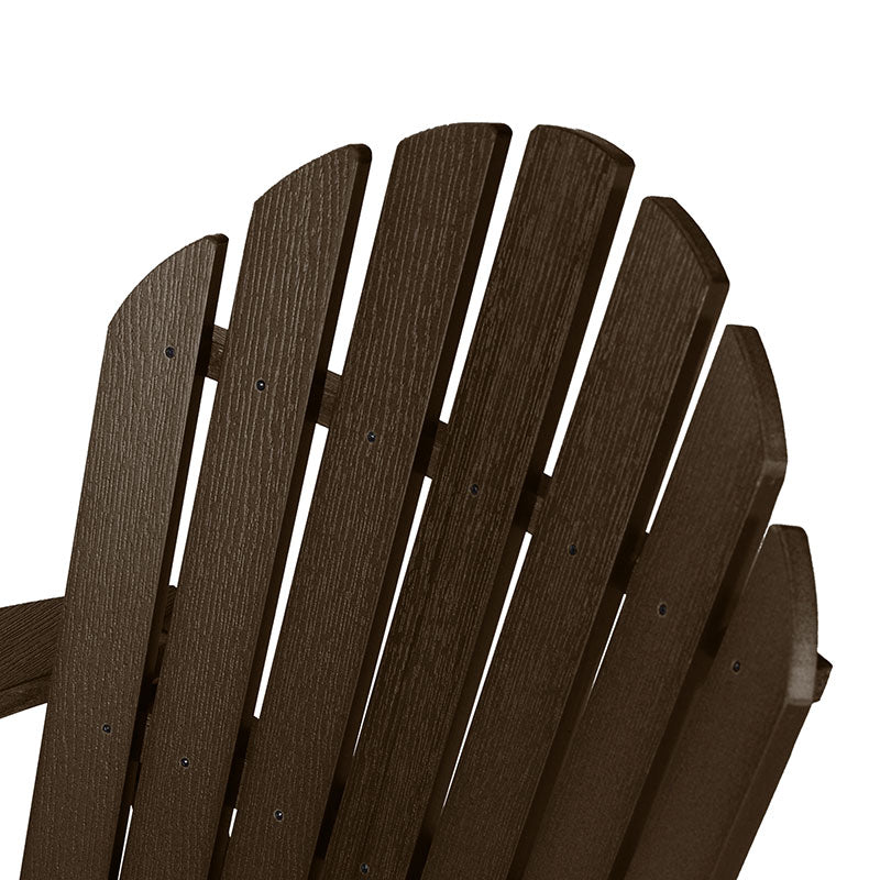 Folding and Reclining Adirondack Chair - Bark