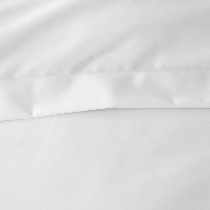 Double Border Premium Smooth Supima® Cotton Wrinkle-Free Sateen Sham - Ivory, Lumbar
