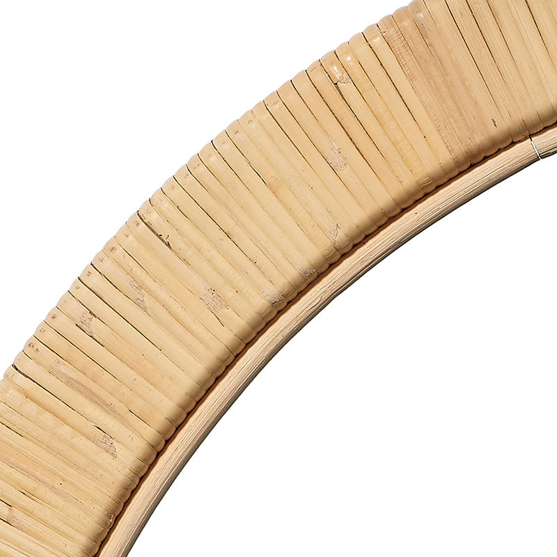 Coastal Round Mirror - Natural