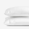Hewett Luxe Smooth Egyptian Cotton Sateen Pillowcase Set - White, Standard