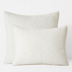 Voile Sham - Ivory, Euro