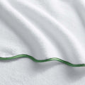 Scalloped Edge Hand Towel - Green