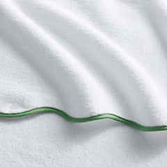 Scalloped Edge Bath Towel - Green