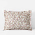 Joyful Floral Classic Smooth Sateen Sham - Beige, King