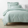 Classic Cool Cotton Percale Bed Duvet Cover - Sea Mist, Twin XL