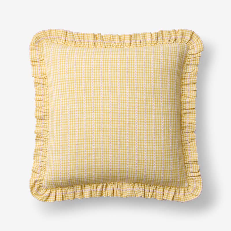 Classic Plaids Yarn-Dyed Cotton Decorative Square Pillow Cover - Soho Plaid