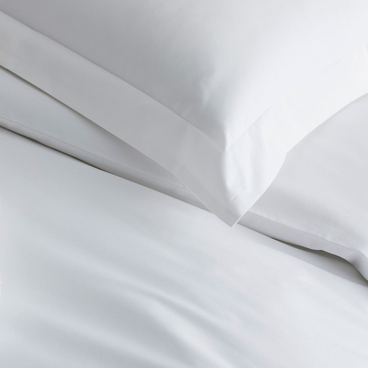 Premium Cool Organic Cotton Percale Sham - White, King