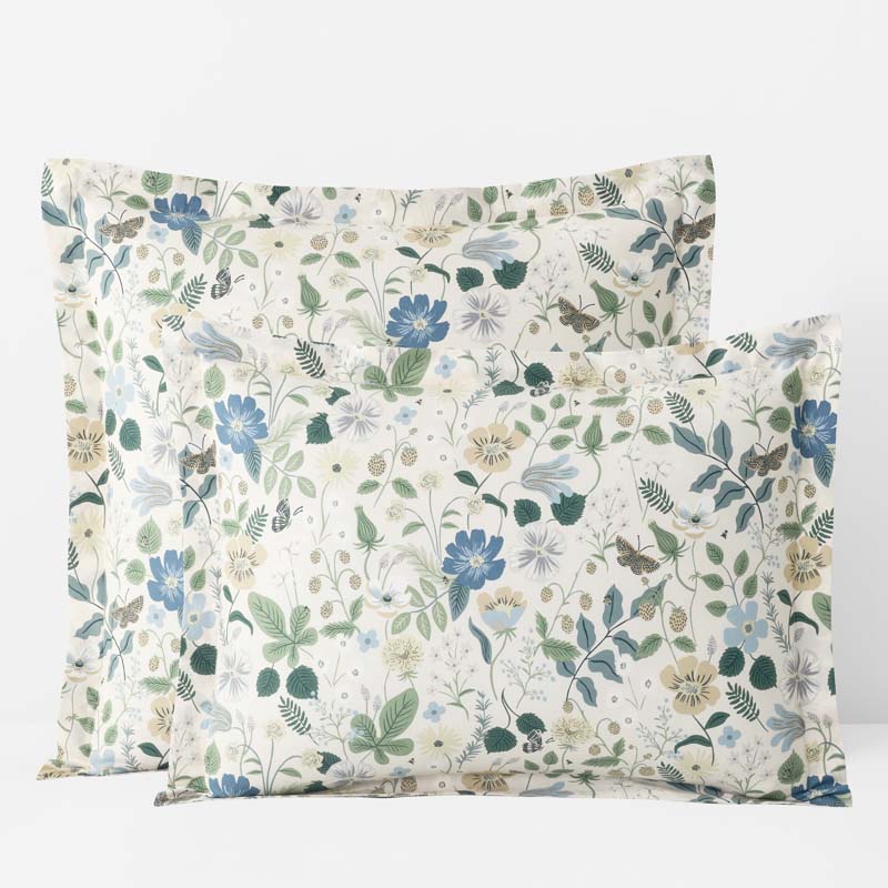 Strawberry Fields Classic Cool Cotton Percale Sham - Beige, Standard